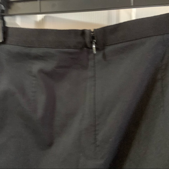DKNY Women’s Black Cotton Blend Aline Skirt size 2 - Picture 8 of 8